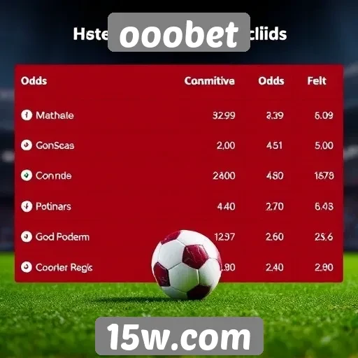 Comparativo de odds entre ooobet e outros sites